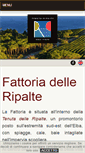 Mobile Screenshot of fattoriadelleripalte.it